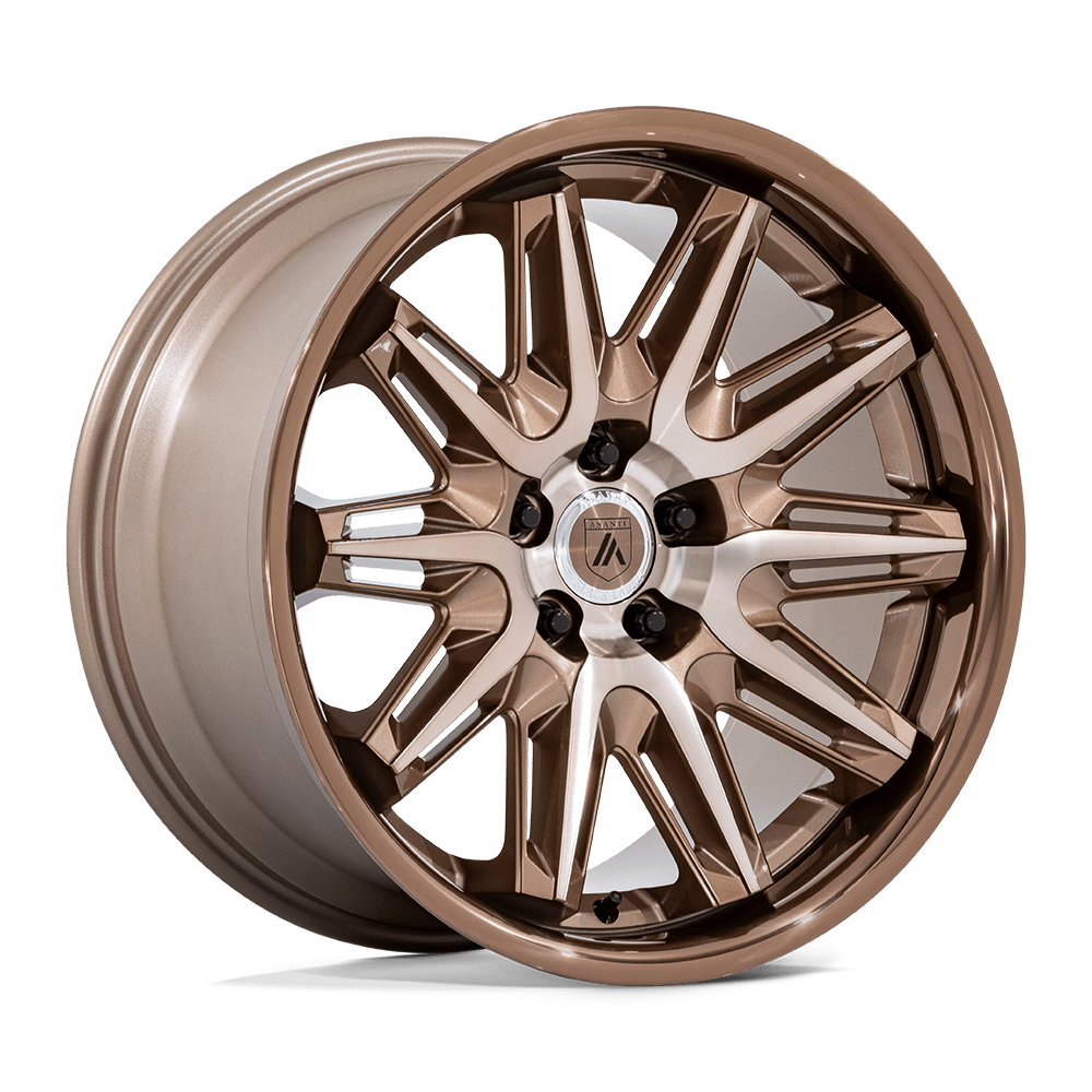 Asanti Black AB047 IMPERATOR 20X10.5 Bronze Machined Wheels - Stunning Design!