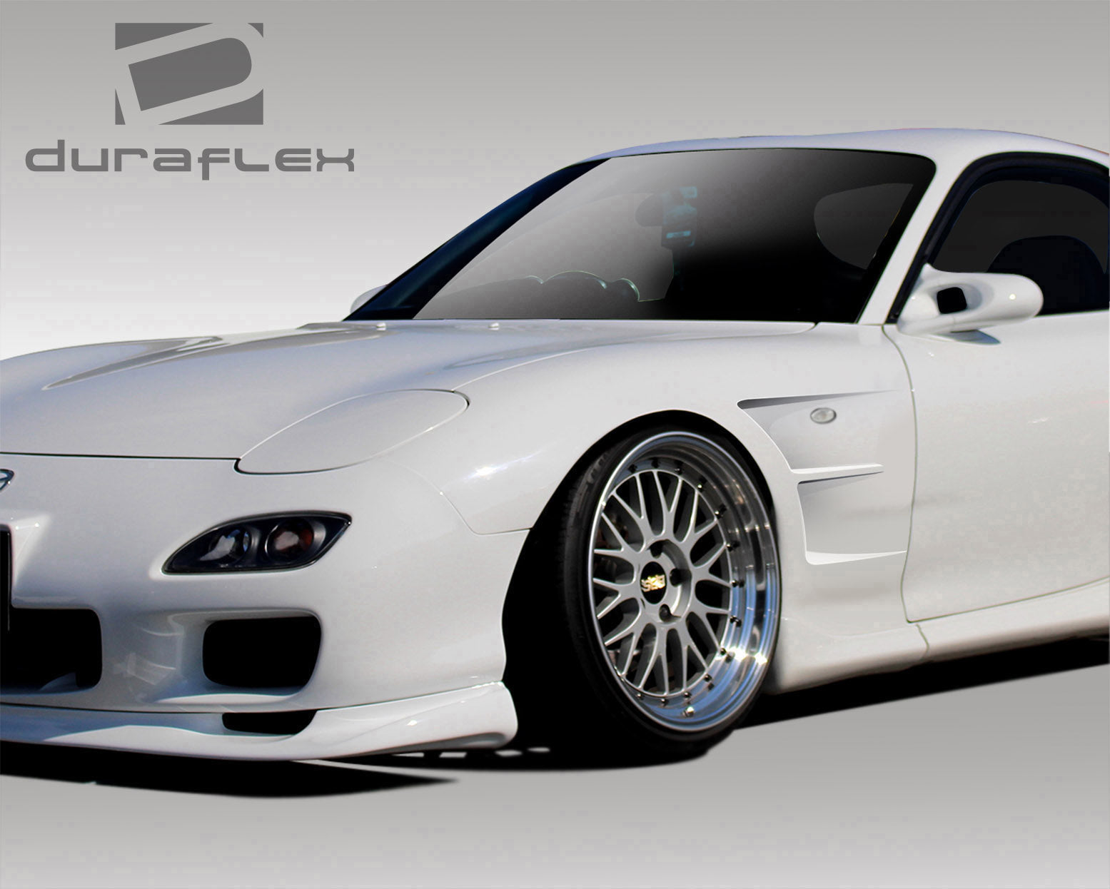 1993 - 1997 Mazda RX - 7 Duraflex B - Sport 25mm Front Fenders: Transform Your Ride Now!