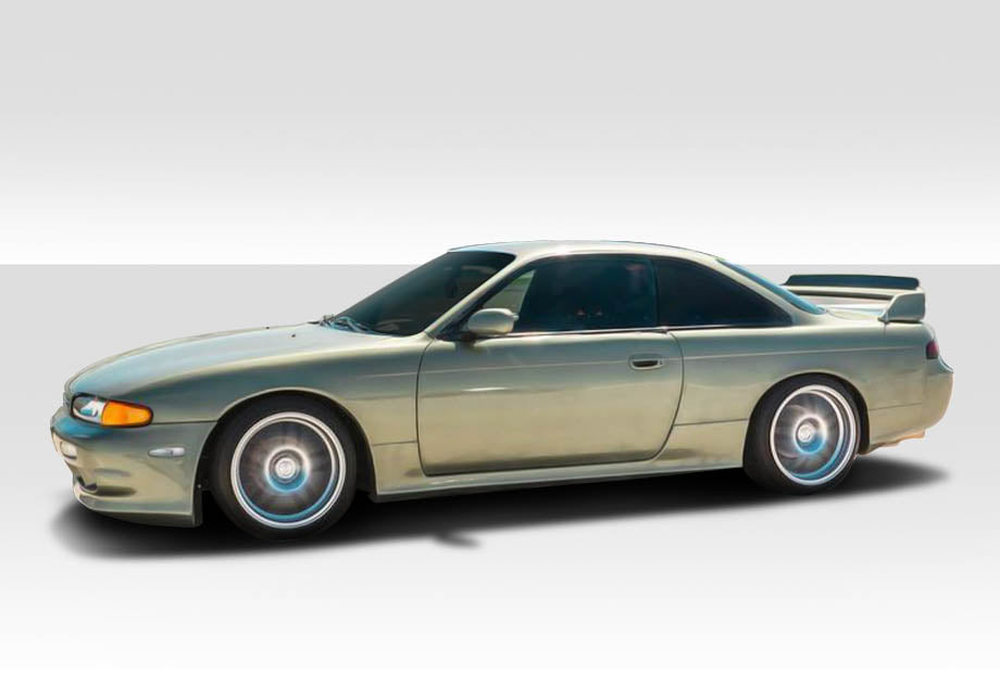 Enhance Your 1995 - 1998 Nissan 240SX S14 with Duraflex N Sport Side Skirt Rocker Panels - 2 Piece Set