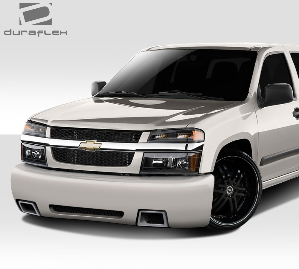 Upgrade Your Ride! 2004 - 2012 Chevrolet Colorado, GMC Canyon & 2006 - 2009 Isuzu I Series Truck Duraflex SS Look Front Bumper Cover
