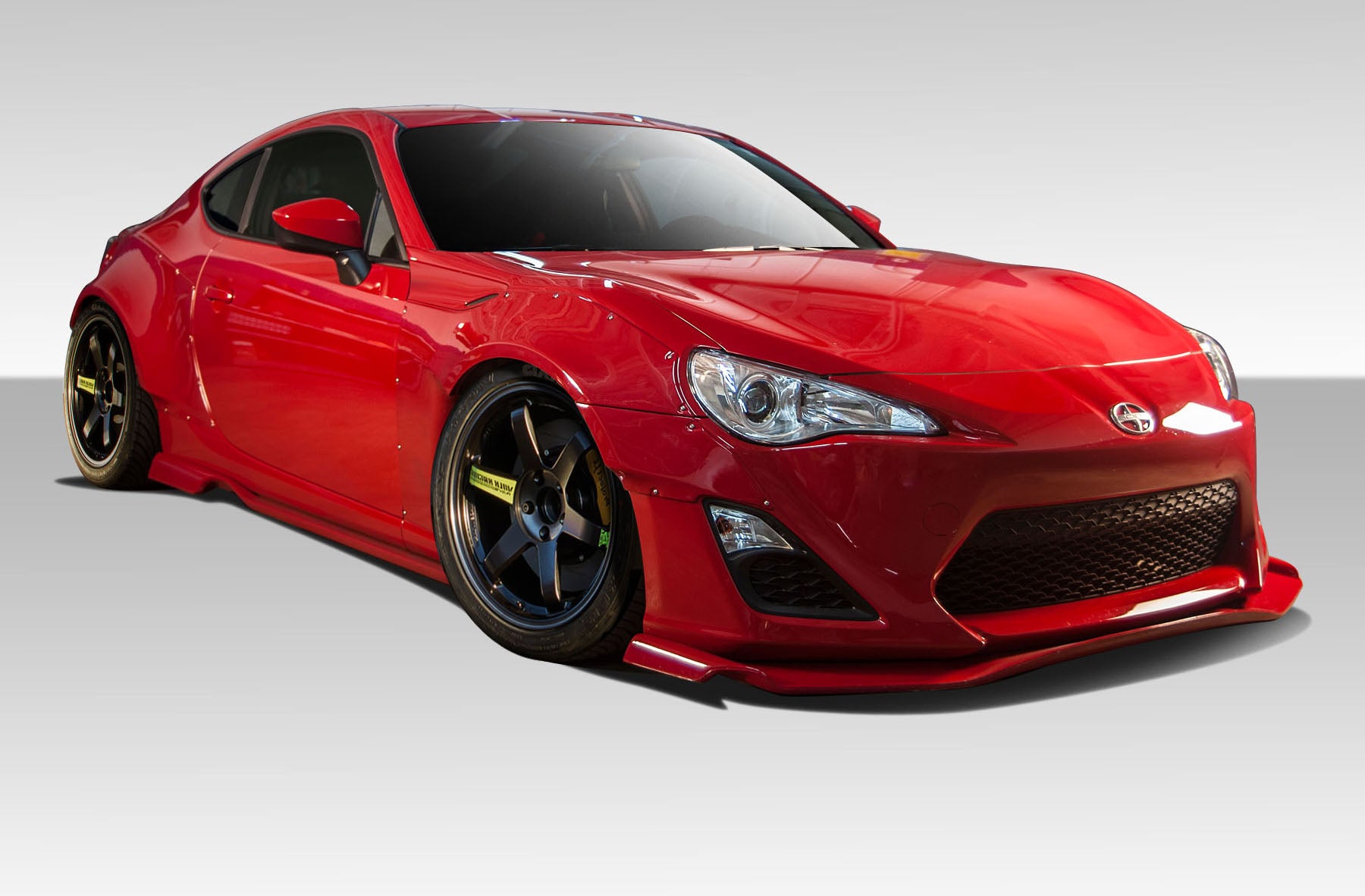 Transform Your 2013 - 2016 Scion FR - S with Duraflex GT500 Wide Body Kit! (+45 mm Front, +70mm Rear) 12 - Piece Set