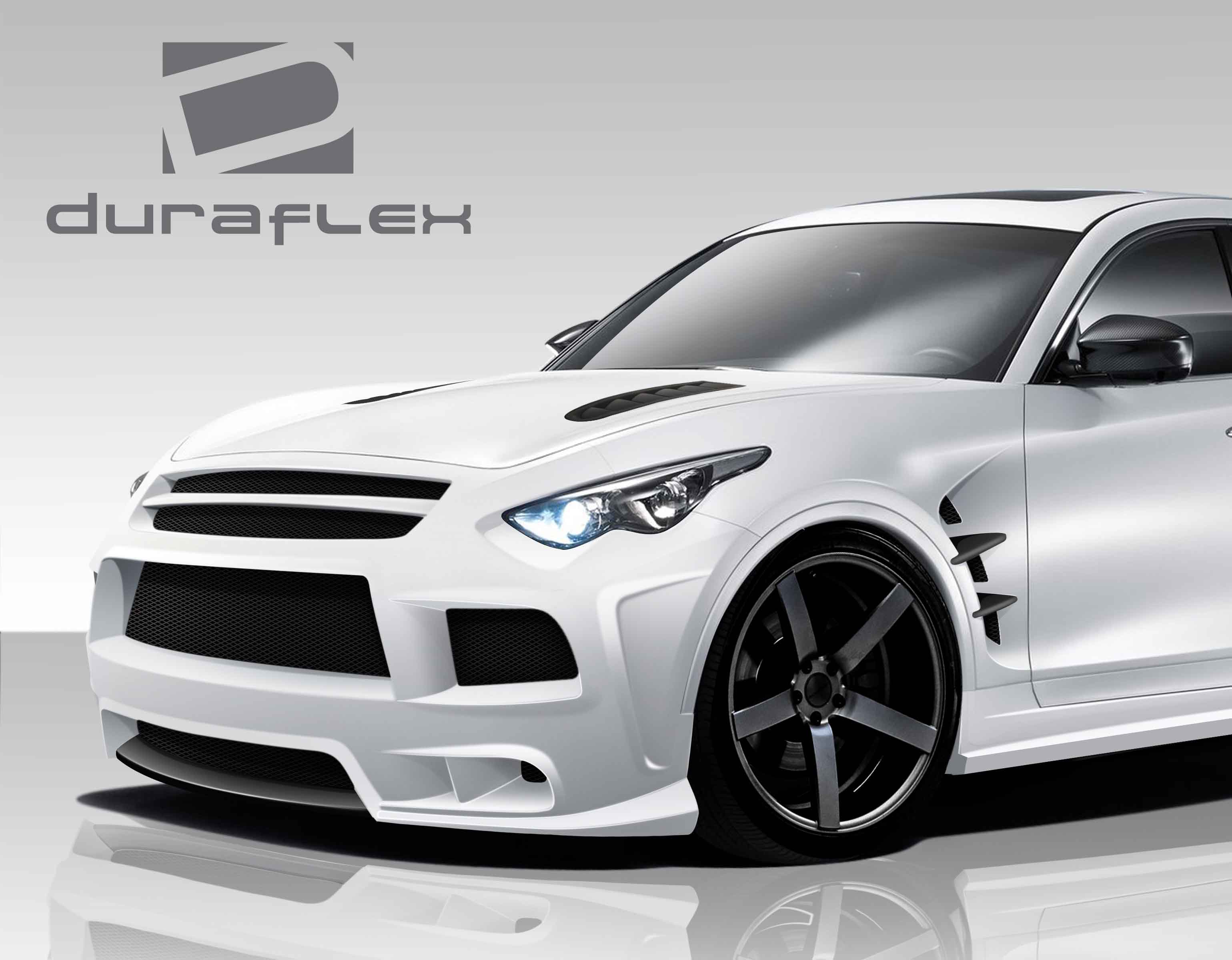 Upgrade Your 2009 - 2011 Infiniti FX35/FX50/QX70 with Duraflex CT - R Front Bumper Cover!