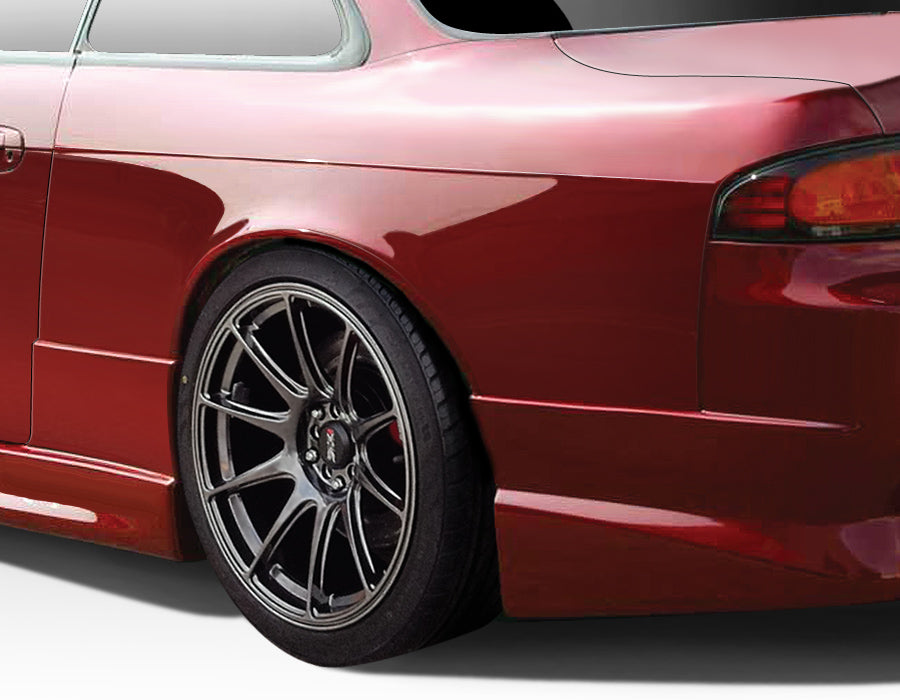 Upgrade Your 1995 - 1998 Nissan 240SX S14 with Duraflex C - Speed 50mm Rear Fenders (2 - Piece Set)