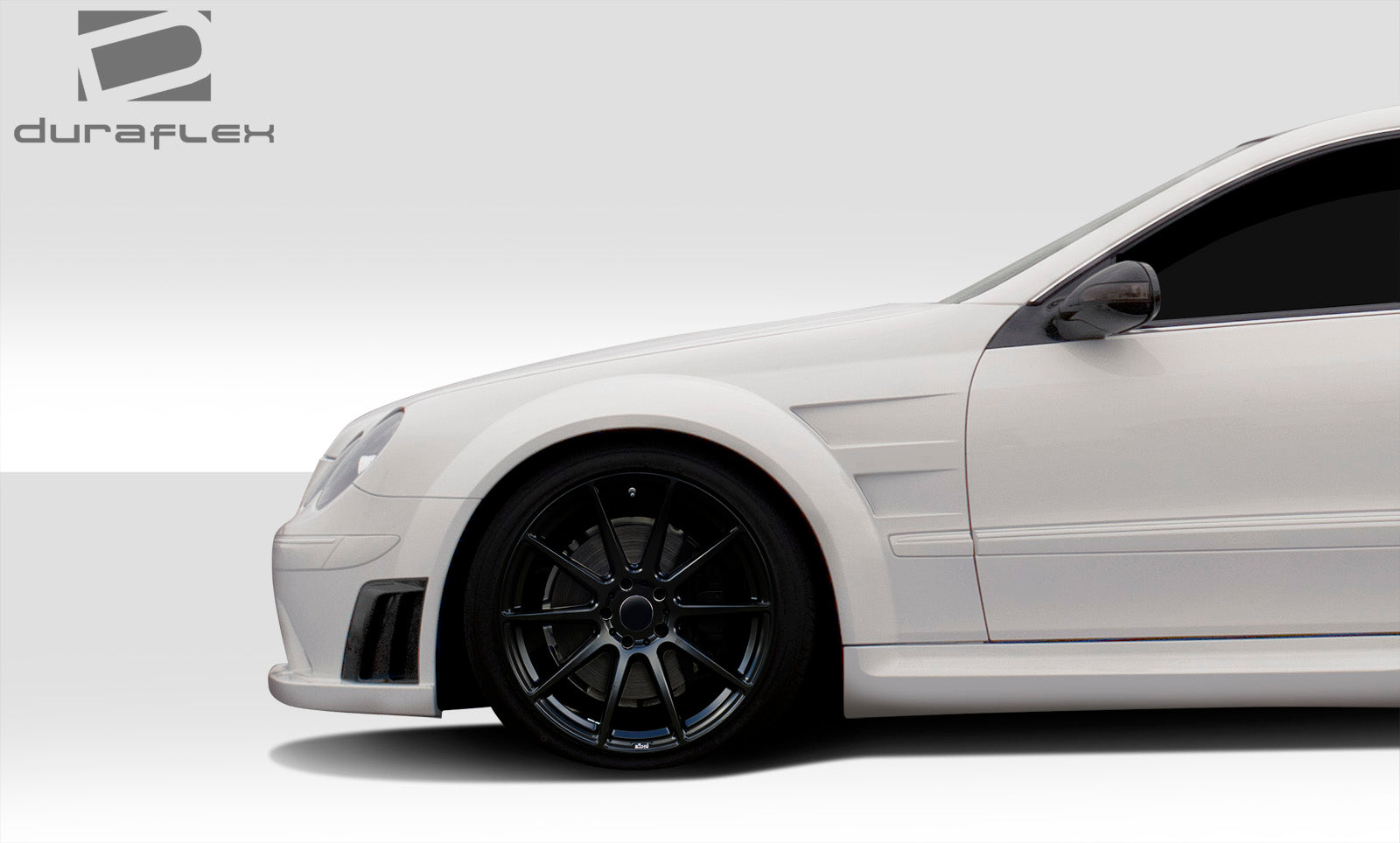 Get the Stunning 2003 - 2009 Mercedes CLK W209 Duraflex Black Series Wide Body Front Fenders (2 Piece Set)