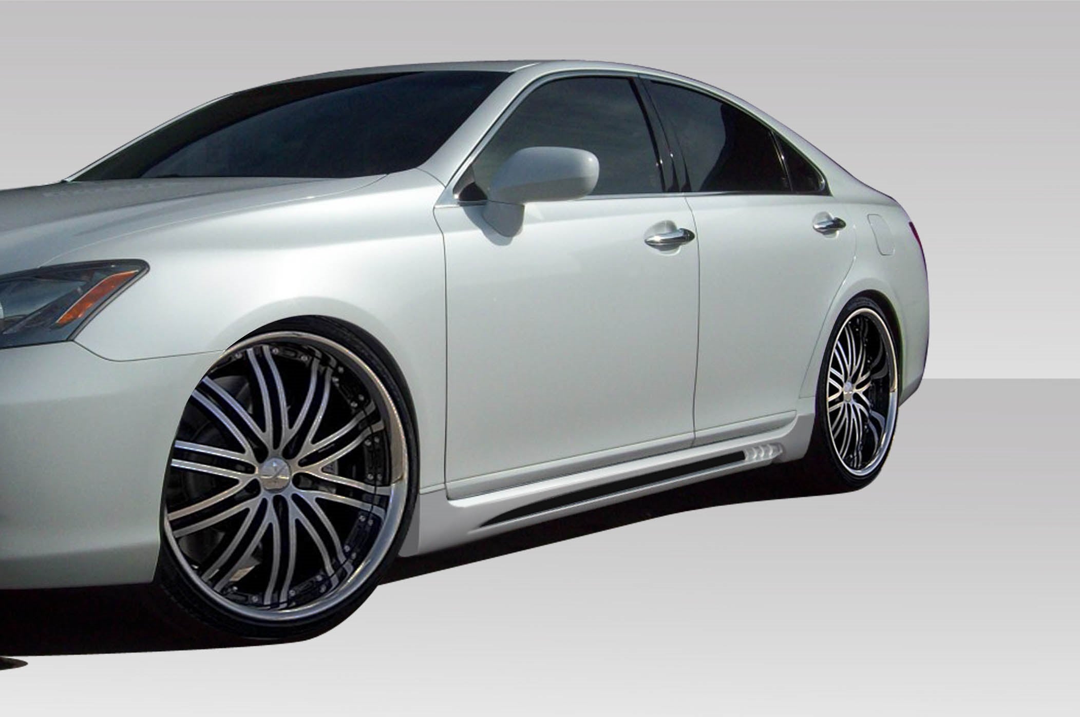 Revitalize Your 2007 - 2012 Lexus ES350 with Duraflex AM - S 2 - Piece Side Skirt Rocker Panels