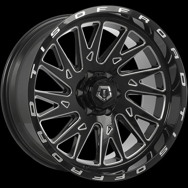 TIS Wheels 547 - Stunning 20x10.0 Gloss Black Wheels with Milled Edge