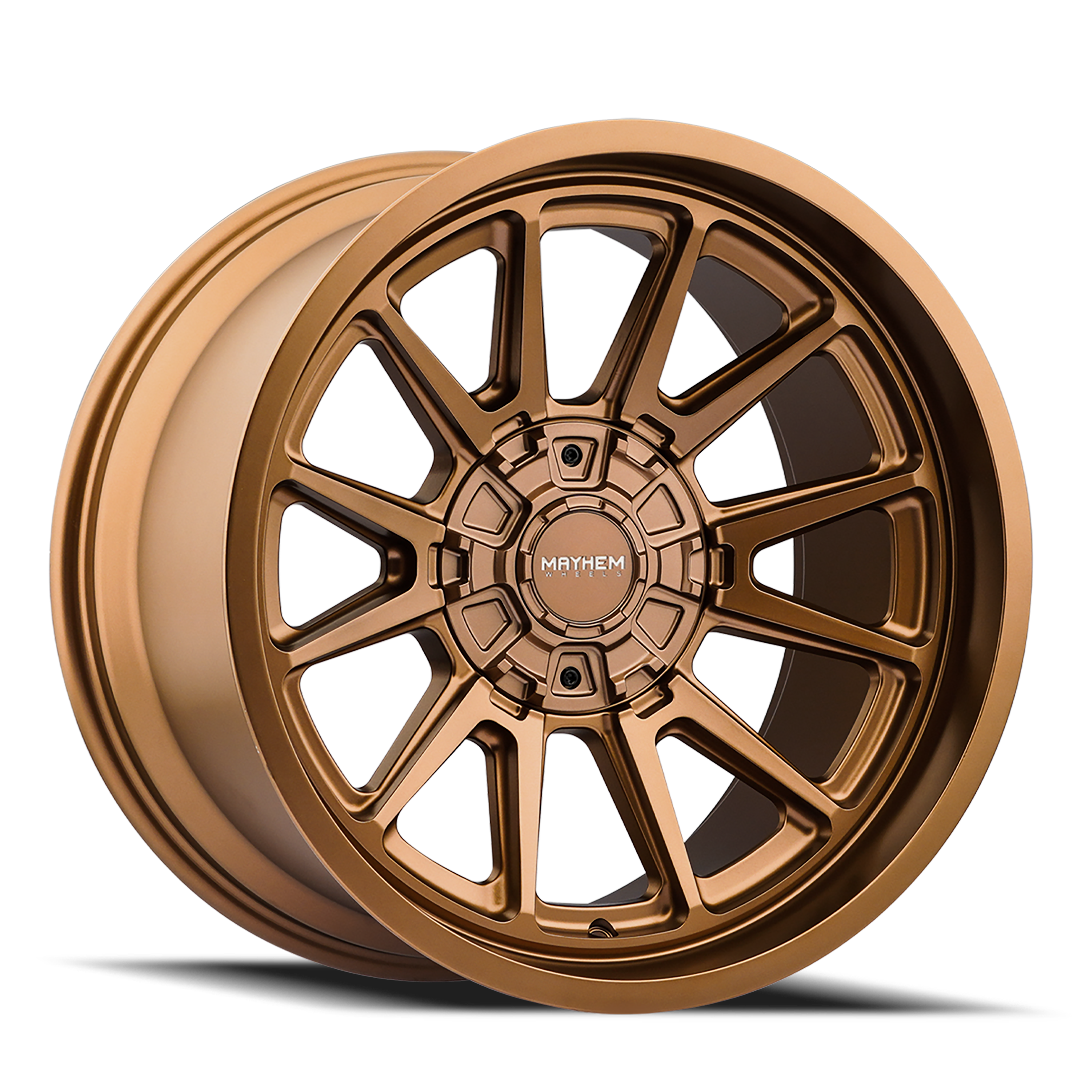 MAYHEM INTREPID 20x10 8x180 ET-24 124.1 Matte Bronze - Stunning Wheels for Your Ride