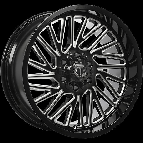 Stunning TIS Wheels 553 - 20x10.0 Gloss Black Milled Edge Wheels! Grab Yours Now!