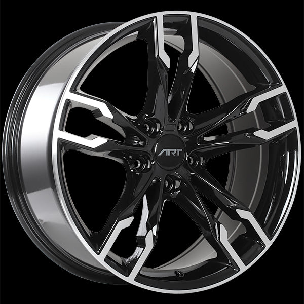 ART Replica REPLICA 165 Wheels - Gloss Black Machined Face, 19x8.5, 5x120 ET35