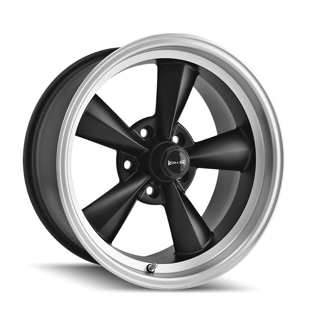 RIDLER 675 Wheels - Stunning 17x8 Matte Black Machined Beauty!