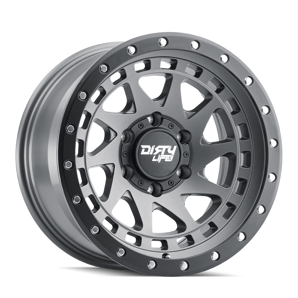 Dirty Life Enigma Pro Wheels - Stunning Satin Graphite 17x9, 6x139.7 ET-38, 106! Get Yours Now!