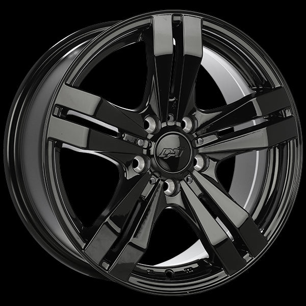 DAI Wheels TARGET 15x6.5 - Stunning Gloss Black Wheels for Your Ride