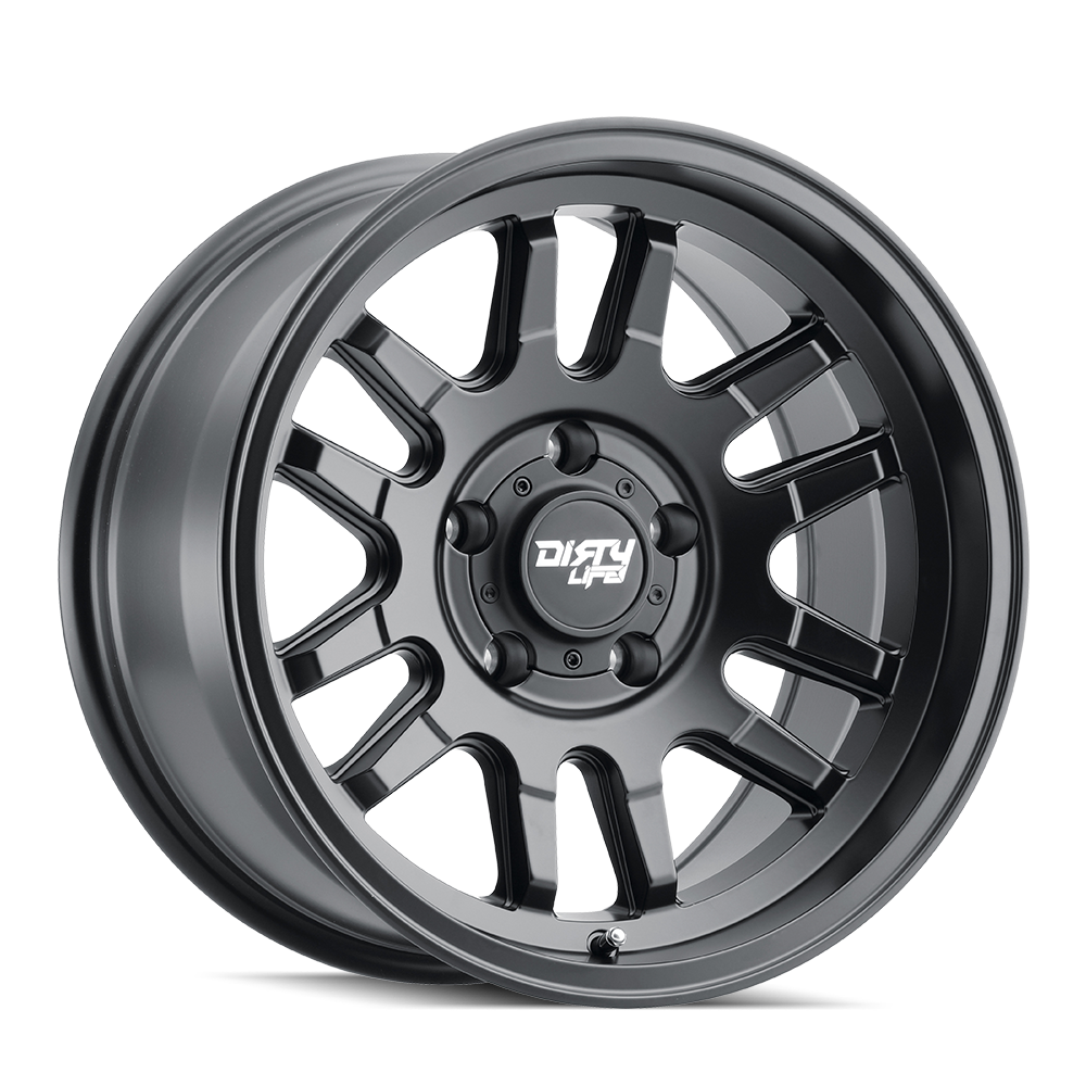 Get Your Hands on the Stunning DIRTY LIFE CANYON 17x9 Matte Black Wheels Now!