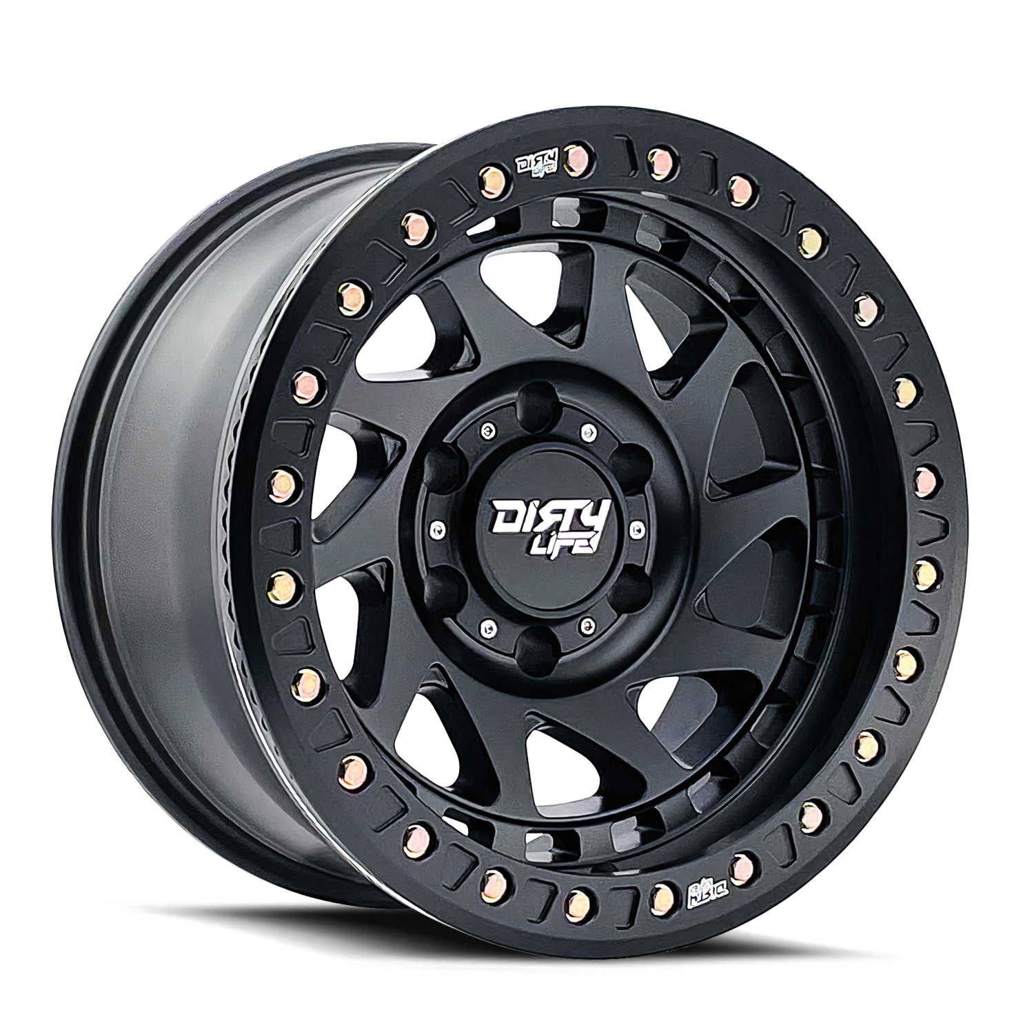 Dirty Life Enigma Race Wheels - 17x9 6x139.7 ET-12 106 Matte Black - Unleash Your Racing Spirit!