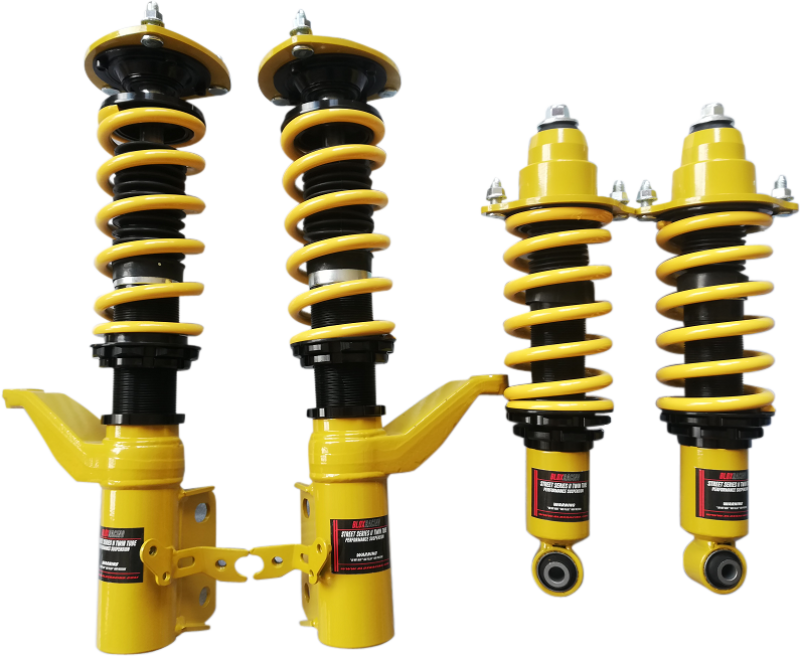 BLOX Racing's Street Series II Coilovers: Unleash Your Ride for 02 - 05 Rsx & 01 - 05 Civic!