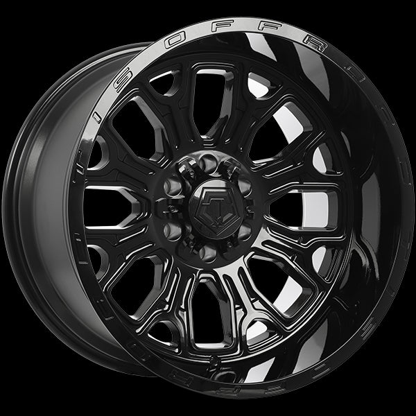 TIS Wheels 560 - Stunning 20x12.0 Gloss Black Wheels with Unique Bolt Patterns!