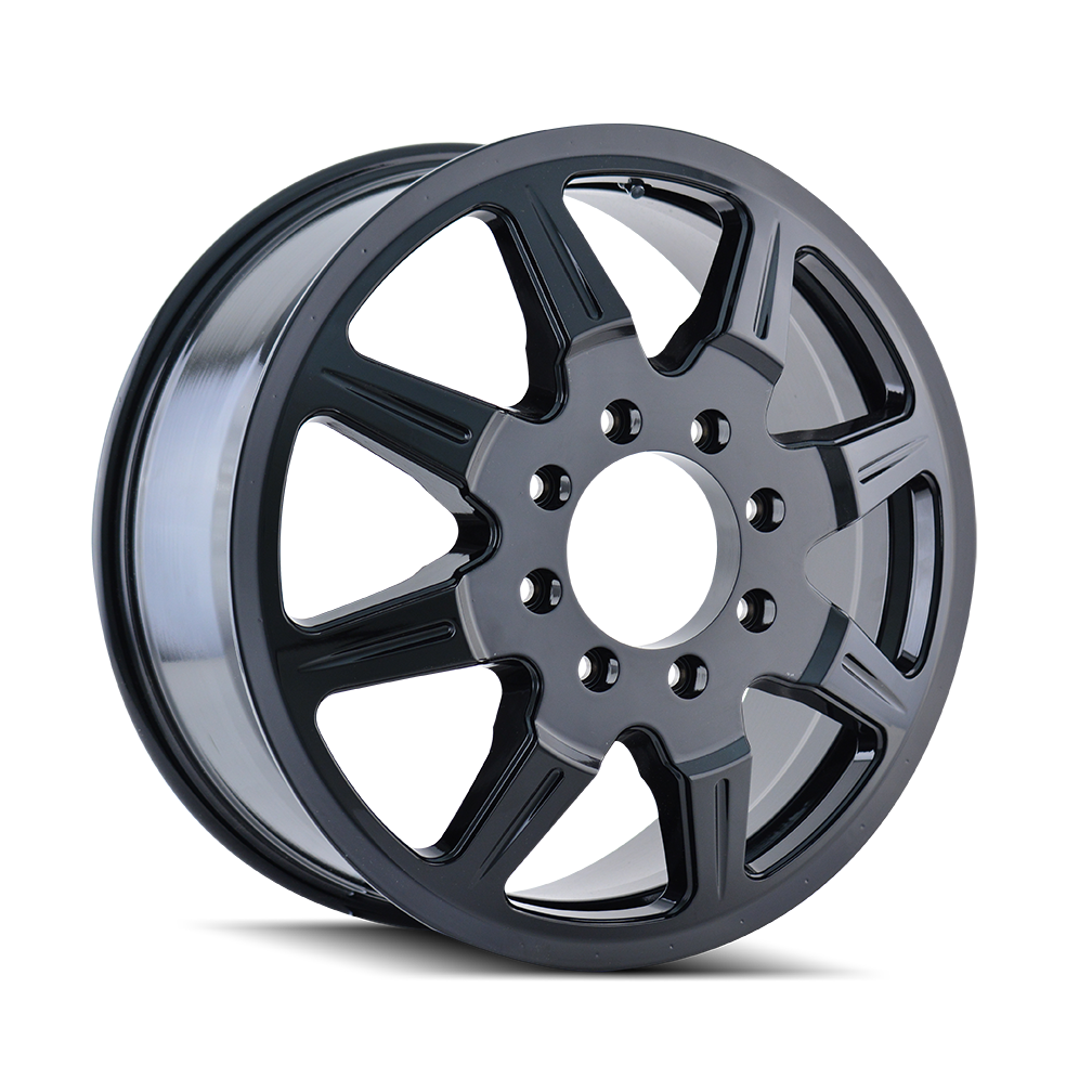 MAYHEM MONSTIR 20x8.25 Gloss Black Milled Wheels - A Beastly Upgrade!