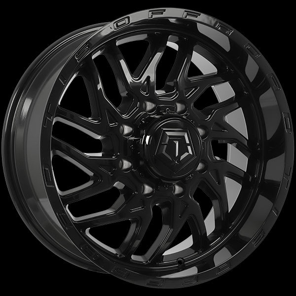 TIS Wheels 544 Gloss Black Wheels - 20x9.0, 8x180, ET17 - A Must - Have!