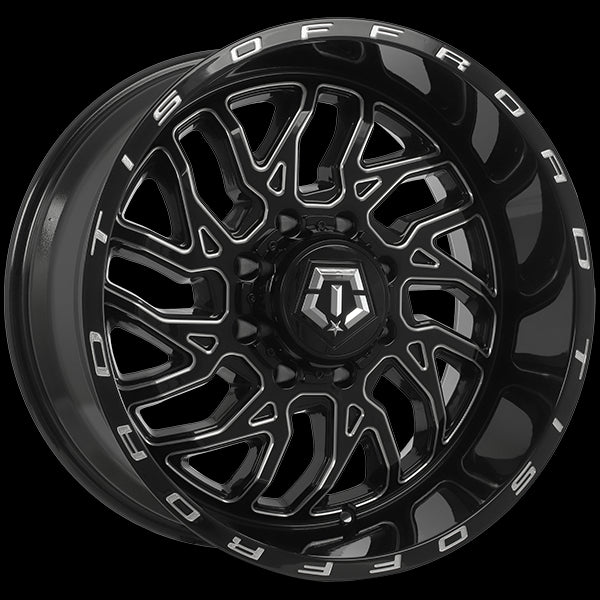 Stunning TIS Wheels 544 - 20x10.0 Gloss Black with Milled Edge! Grab Yours Now!