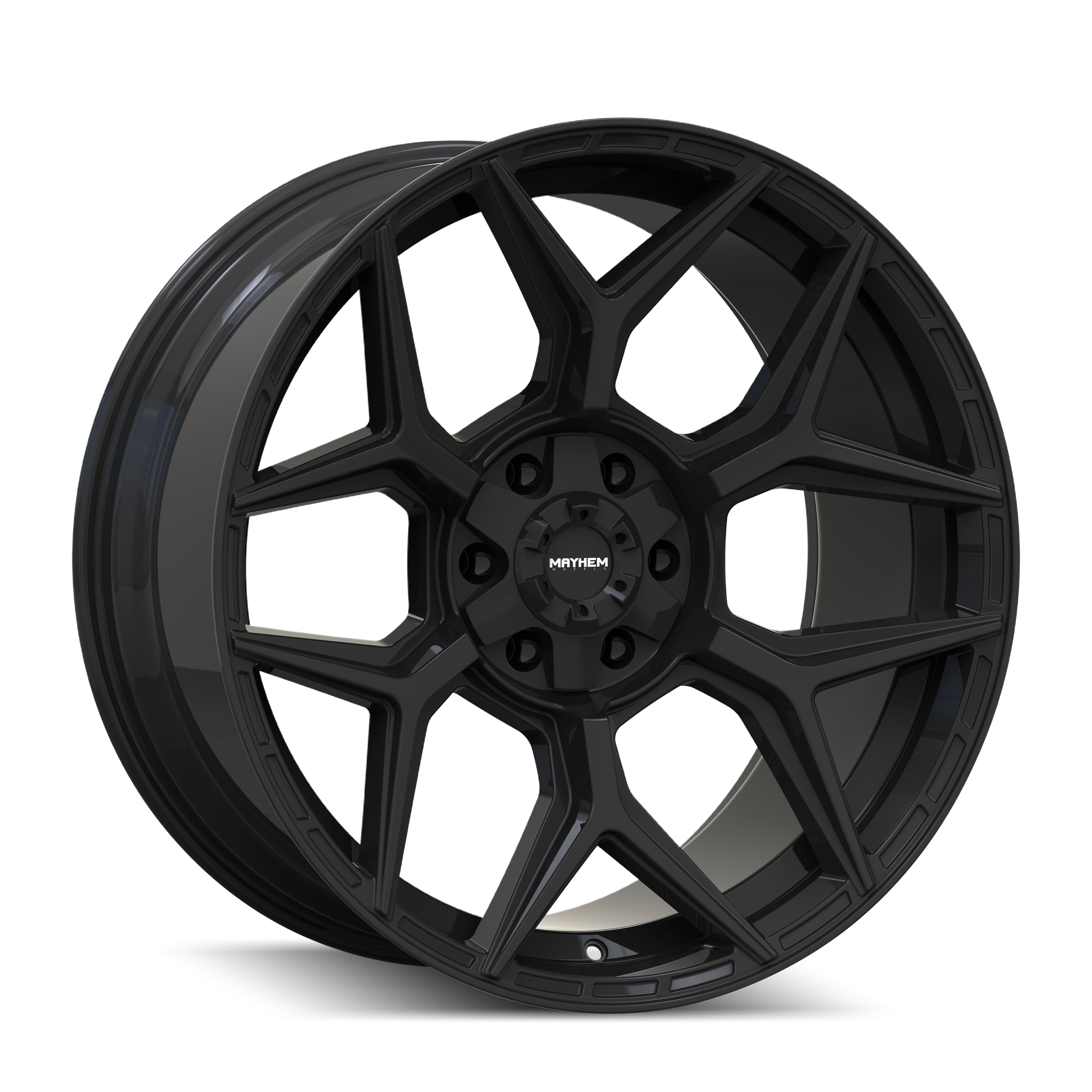 MAYHEM VANQUISH 20x9 Gloss Black Wheels - Unleash Your Ride's Potential!