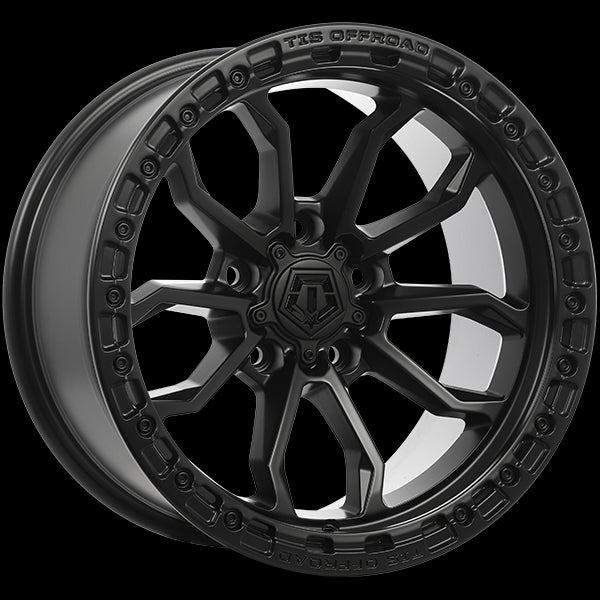 TIS Wheels 556 17x9.0 - Stunning Satin Black Wheels for an Unbeatable Ride