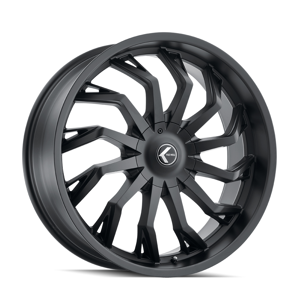 KRAZE SCRILLA 26x10 5x127/5-139.7 ET18 87 Satin Black - Stunning Wheels for Your Ride