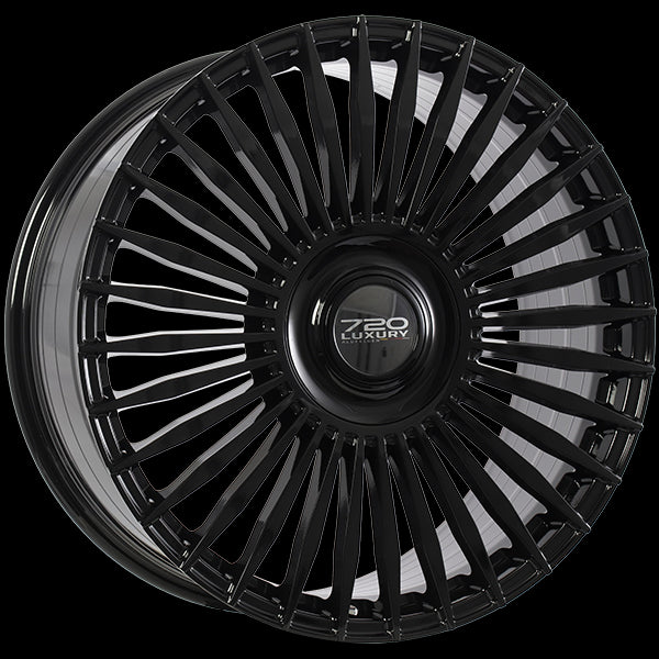 720 Luxury INFINITY Gloss Black Wheels - 22x9.5, 5x120 ET45, 72.6 - A Must - Have!