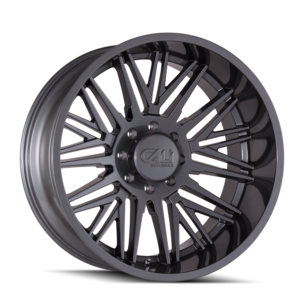 CALI OFF-ROAD RAWKON 24x12 Wheels - Stunning Satin Graphite Finish for Extreme Off-Roading