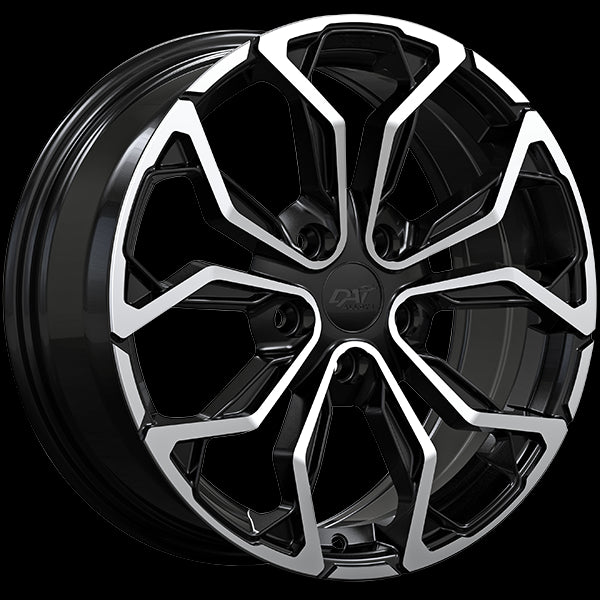 DAI Wheels MUSE 17x7.0 5x100 ET45 56.1 Gloss Black - Machined Face: Elevate Your Ride Now!