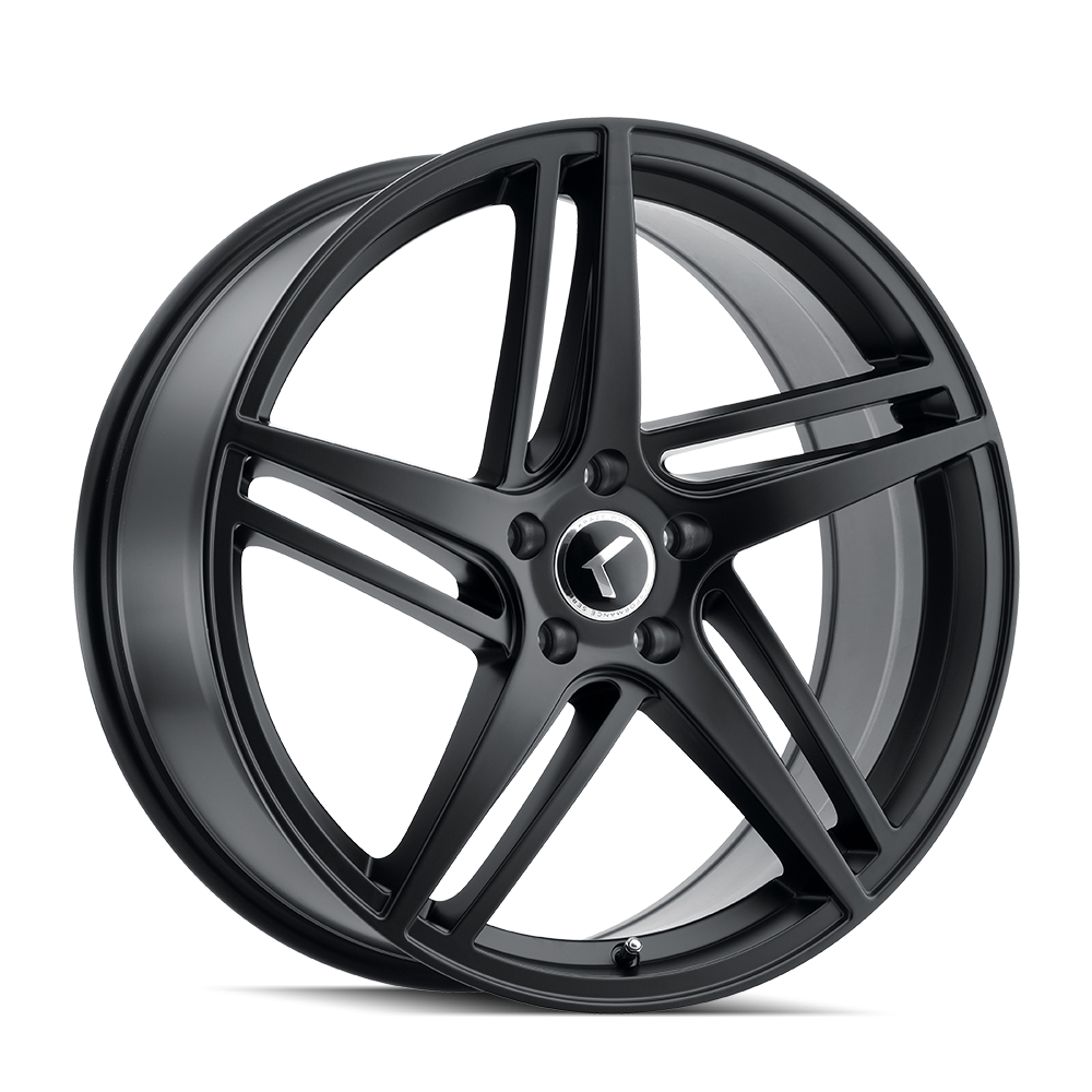 KRAZE MILANO 18x8 5x112 ET40 66.56 Satin Black - Stunning Wheels for Your Ride