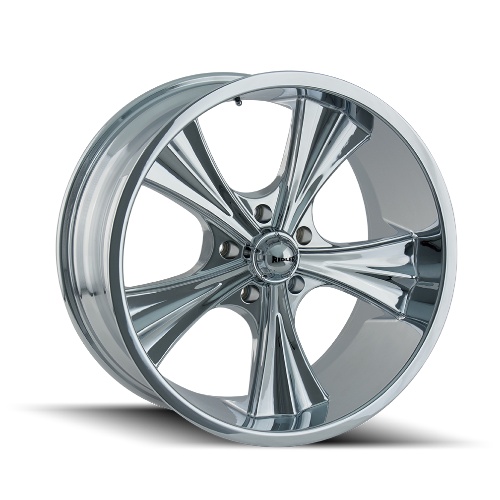 RIDLER 651 Chrome Wheels - 20x10, 5x127 ET0 - Ideal for Rear Use!