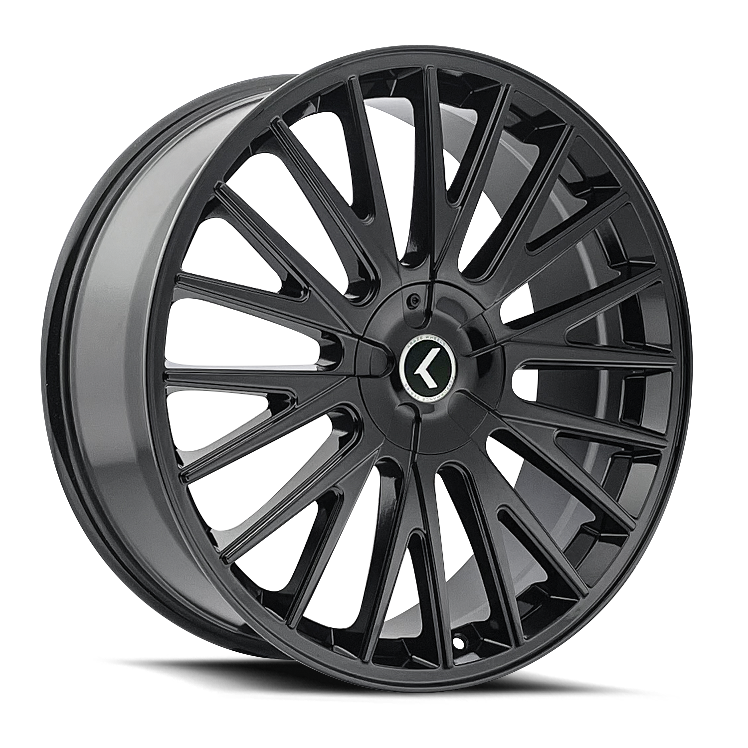 KRAZE DOUBLE DOWN 22x8.5 Wheels - Gloss Black Magic!