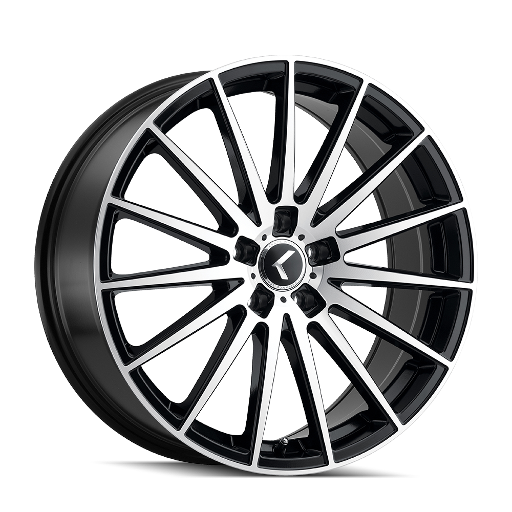 KRAZE STUNNA Wheels - 20x8.5, 5x112, ET38, Matte Black Machined - A Stunning Upgrade!