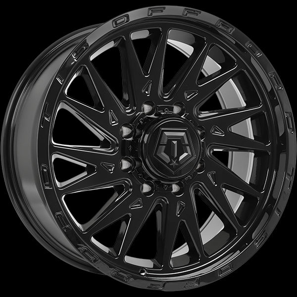 Stunning TIS Wheels 547 - 24x12.0 Gloss Black Wheels for a Striking Ride