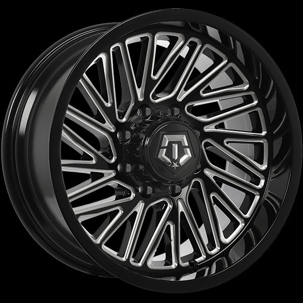 Stunning TIS Wheels 553 - 20x10.0 Gloss Black Milled Edge Wheels! Grab Yours Now!