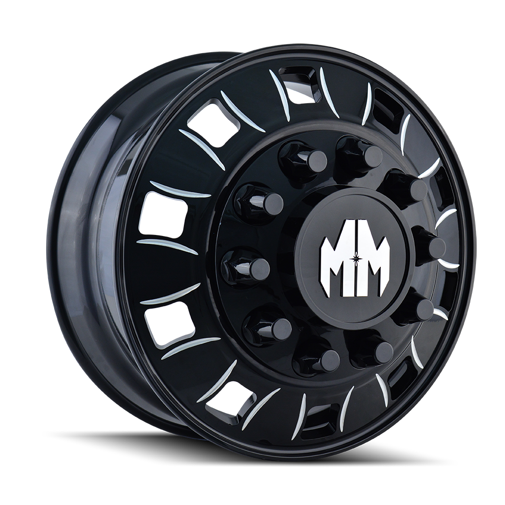 MAYHEM BIGRIG 22x8.25 Matte Black Wheels - Unleash the Power!
