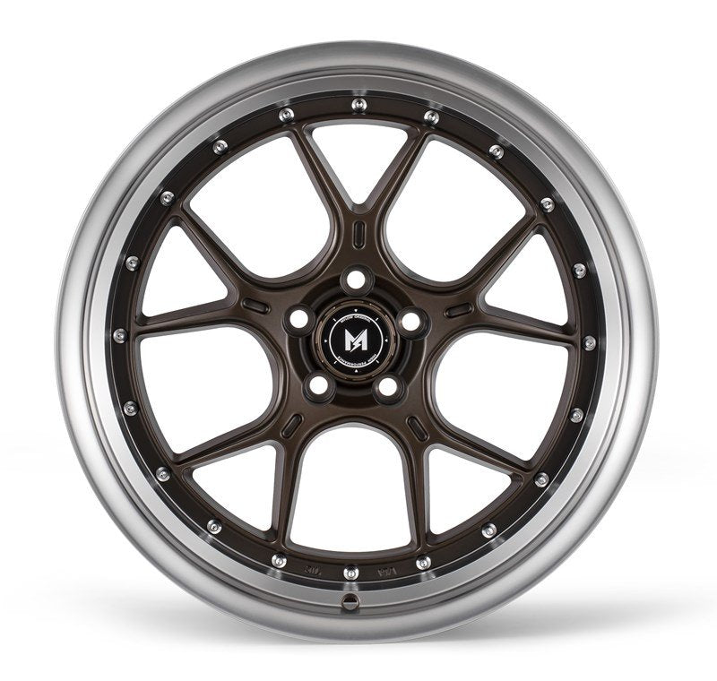 MFlow MFL1 20x9.5 5X114.3 ET35 73.1 Matt Bronze Machined Lip - Stunning Wheels for Your Ride