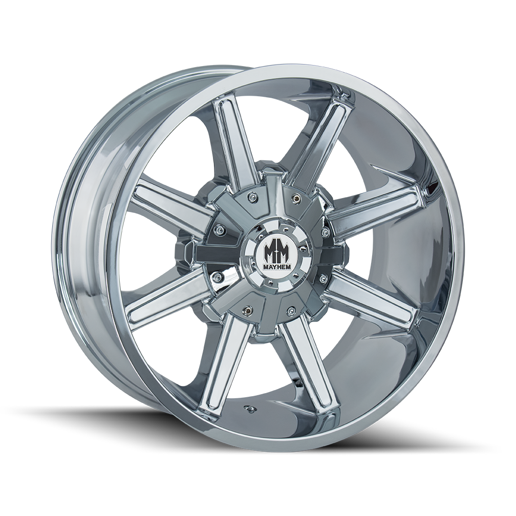 MAYHEM ARSENAL Chrome Wheels - 22x12 with Versatile Bolt Patterns!