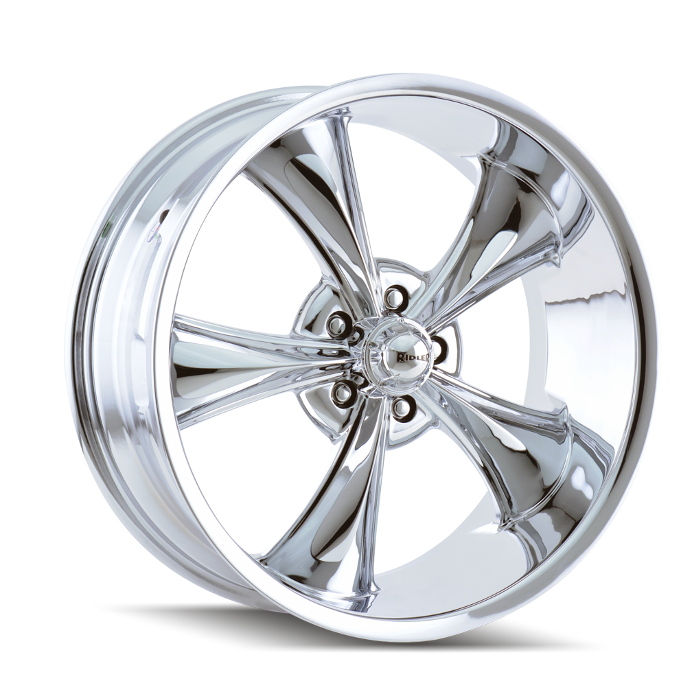 RIDLER 695 Chrome Wheels - 17x8, 5x120.65 ET0, 83.82 Center Bore - Upgrade Your Ride Now!