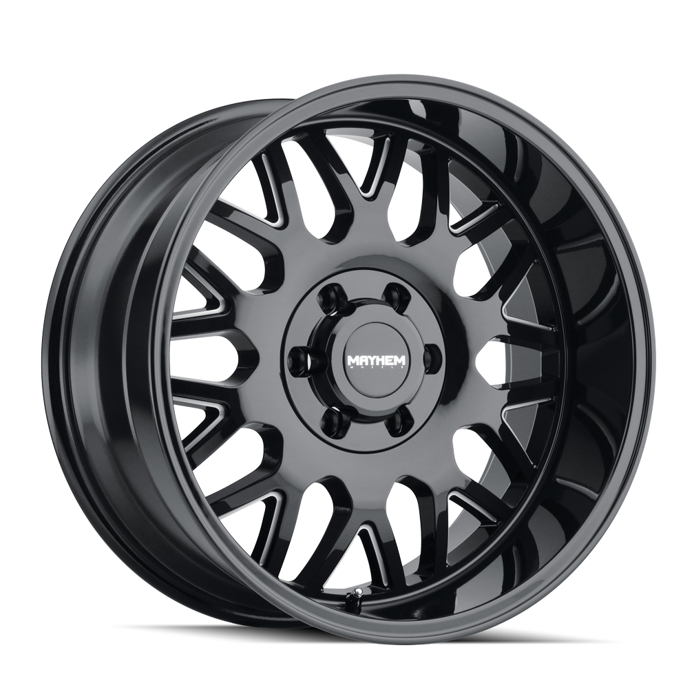 MAYHEM TRIPWIRE 20x10 6x139.7 ET-26 106 Gloss Black Milled - The Ultimate Wheel Upgrade