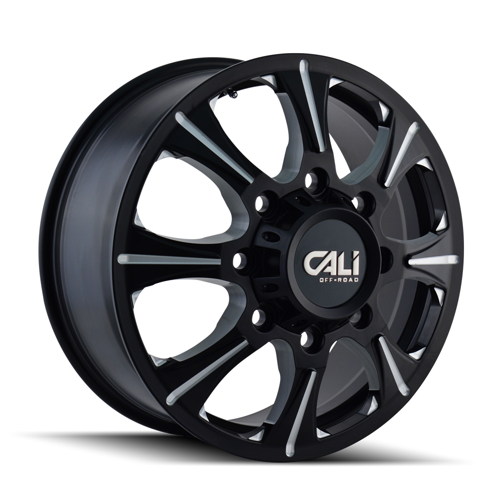Unleash the Beast: CALI OFF-ROAD BRUTAL 20x8.25 8x165.1 ET-180 121.3 Satin Black Milled Wheels