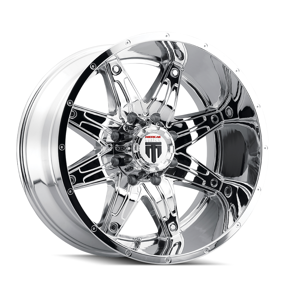 AMERICAN TRUXX LONESTAR 22x12 Chrome Wheels - Stunning Style!