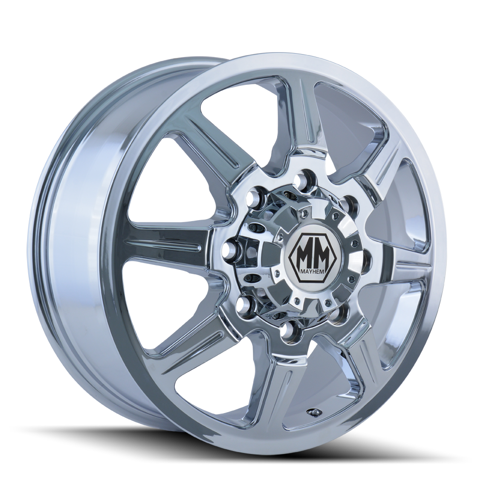 MAYHEM MONSTIR Chrome Wheels - 20x8.25, 8x200, ET127, 142 - Upgrade Your Ride Now!