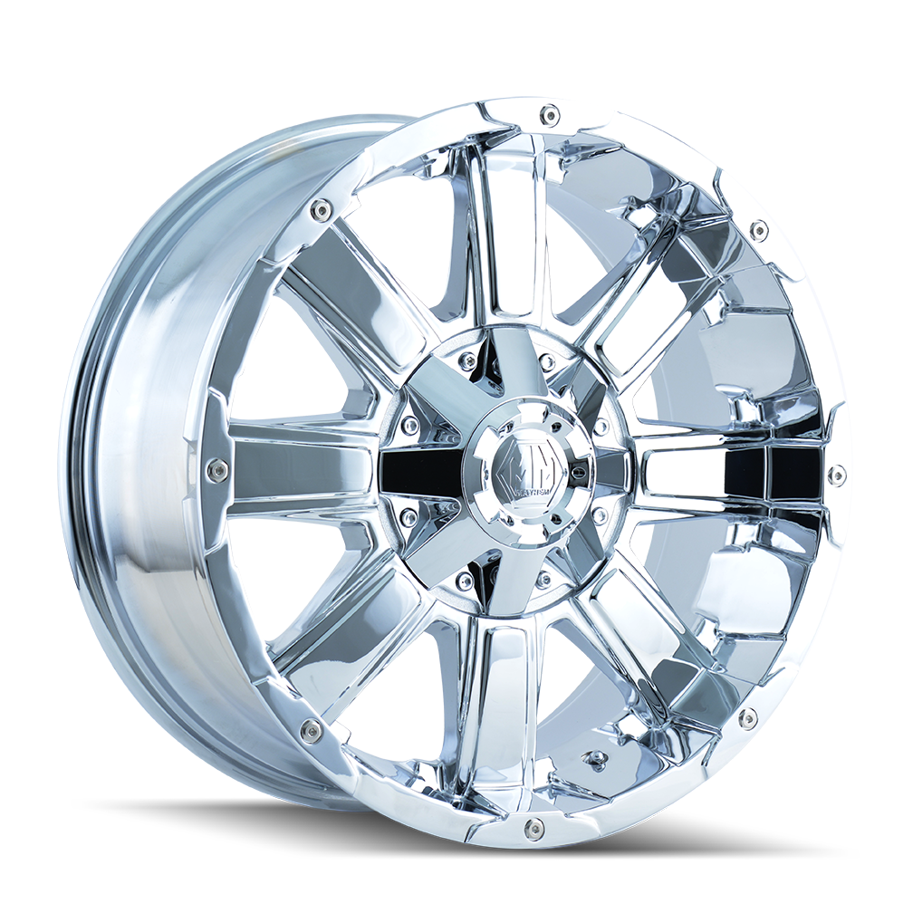 MAYHEM CHAOS Chrome Wheels - 18x9, 5x150/5-139.7 ET18, 110 - Unleash the Chaos!