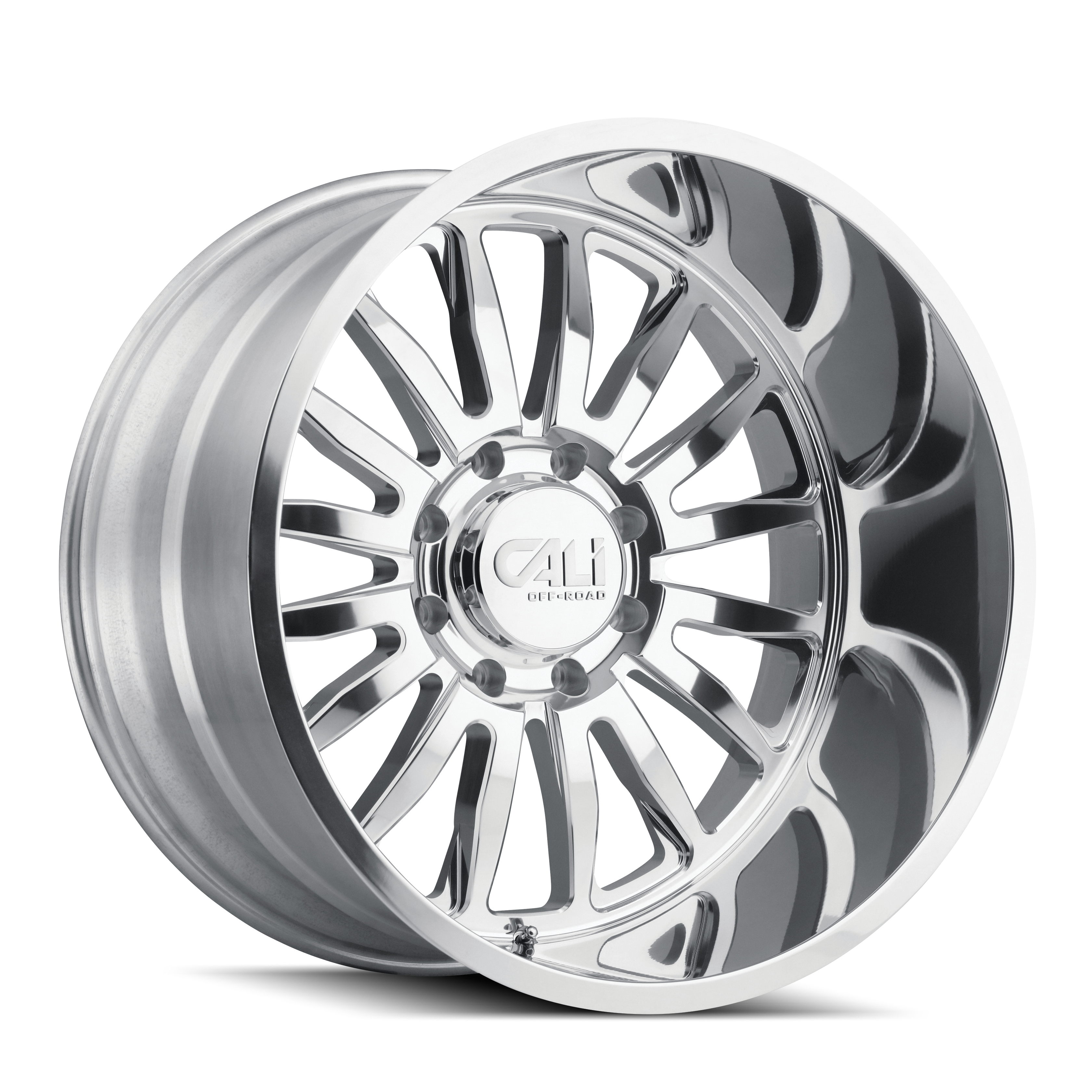 Stunning CALI OFF-ROAD SUMMIT 22x12 8x165.1 ET-51 125.2 Polished Wheels - Upgrade Your Ride Now!