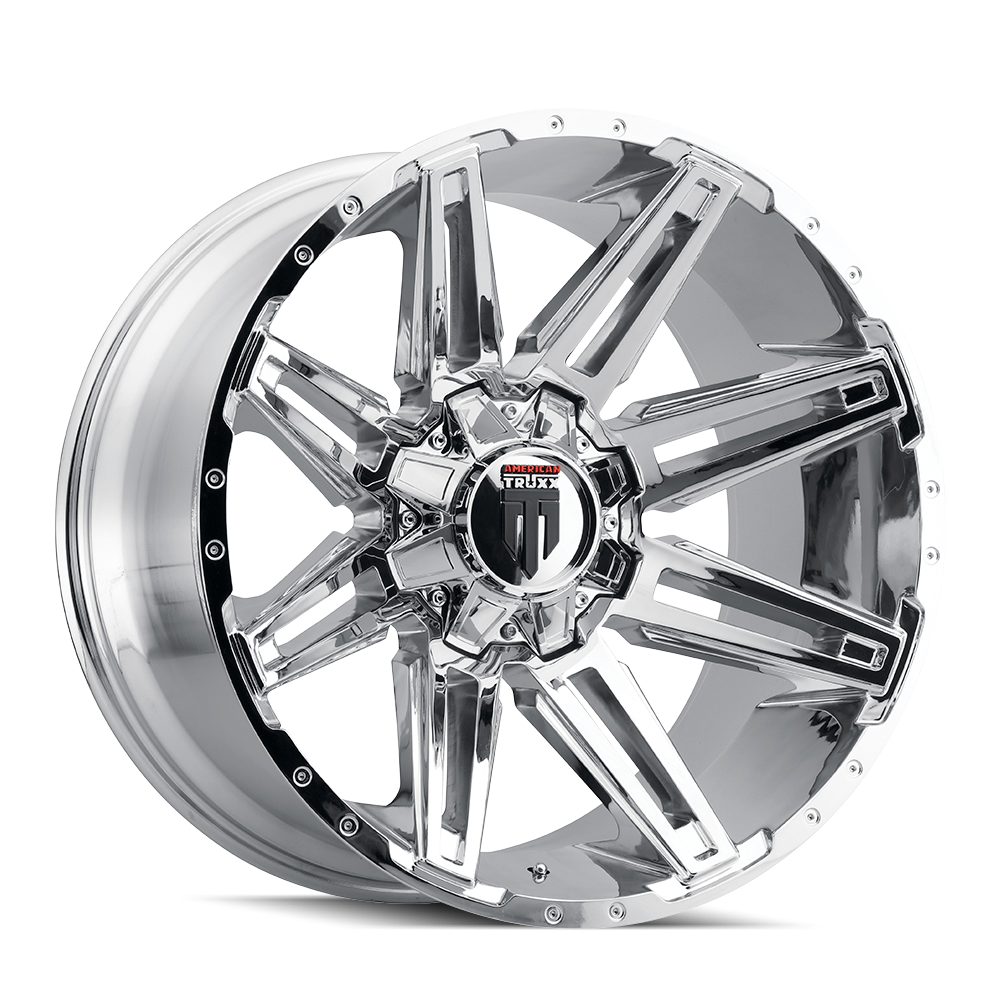 AMERICAN TRUXX BOOM 18x9 Chrome Wheels - Stunning Style, High Performance!