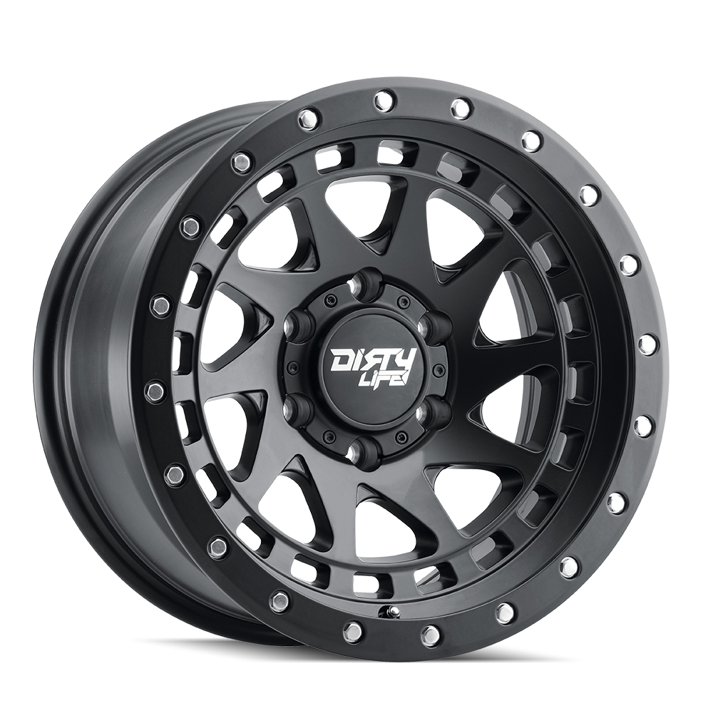 Dirty Life Enigma Pro 17x9 Wheels - Stunning Matte Black Finish!