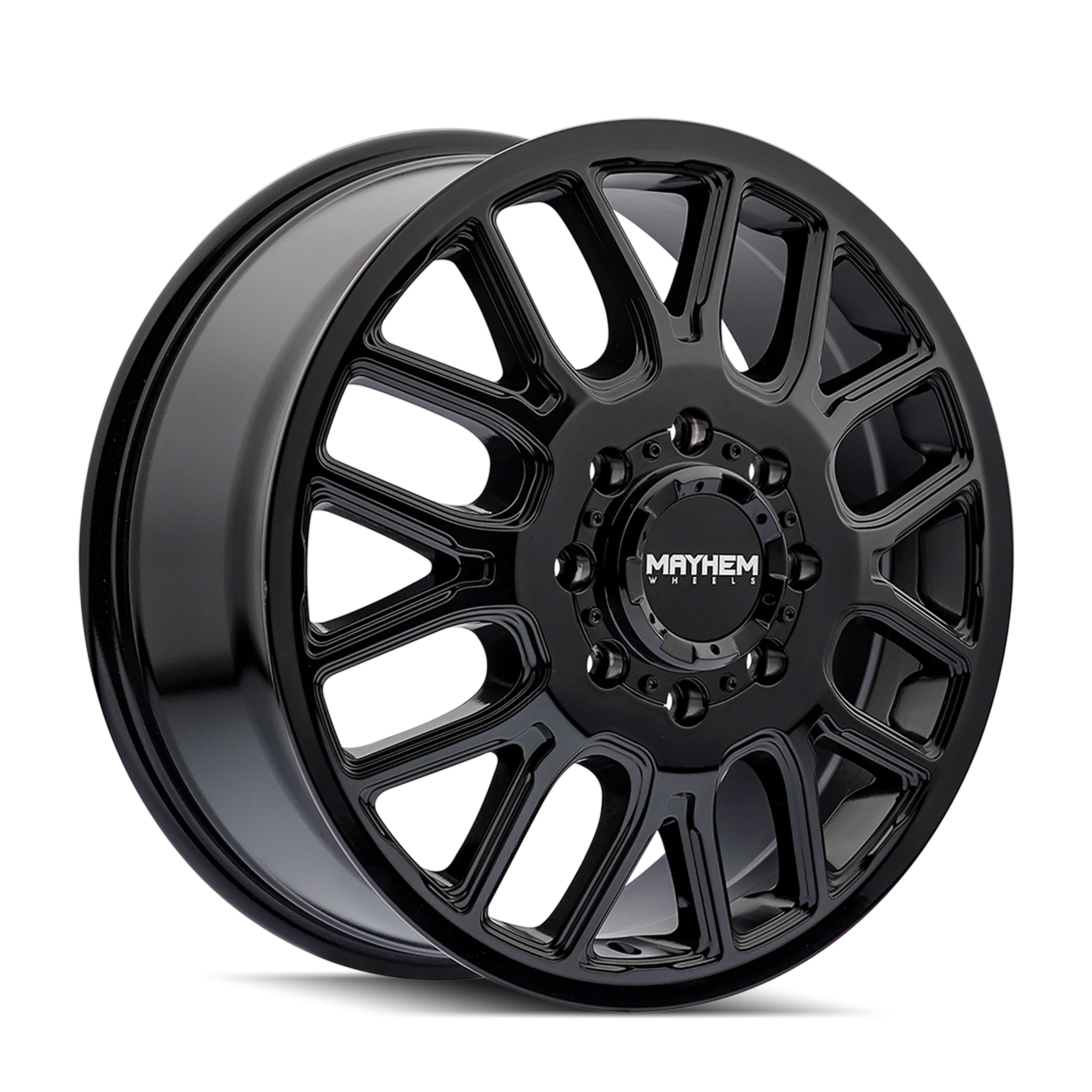 MAYHEM COGENTDUALLY 20x8.25 8x200 ET115 142 Gloss Black - Stunning and High - Performance Wheels