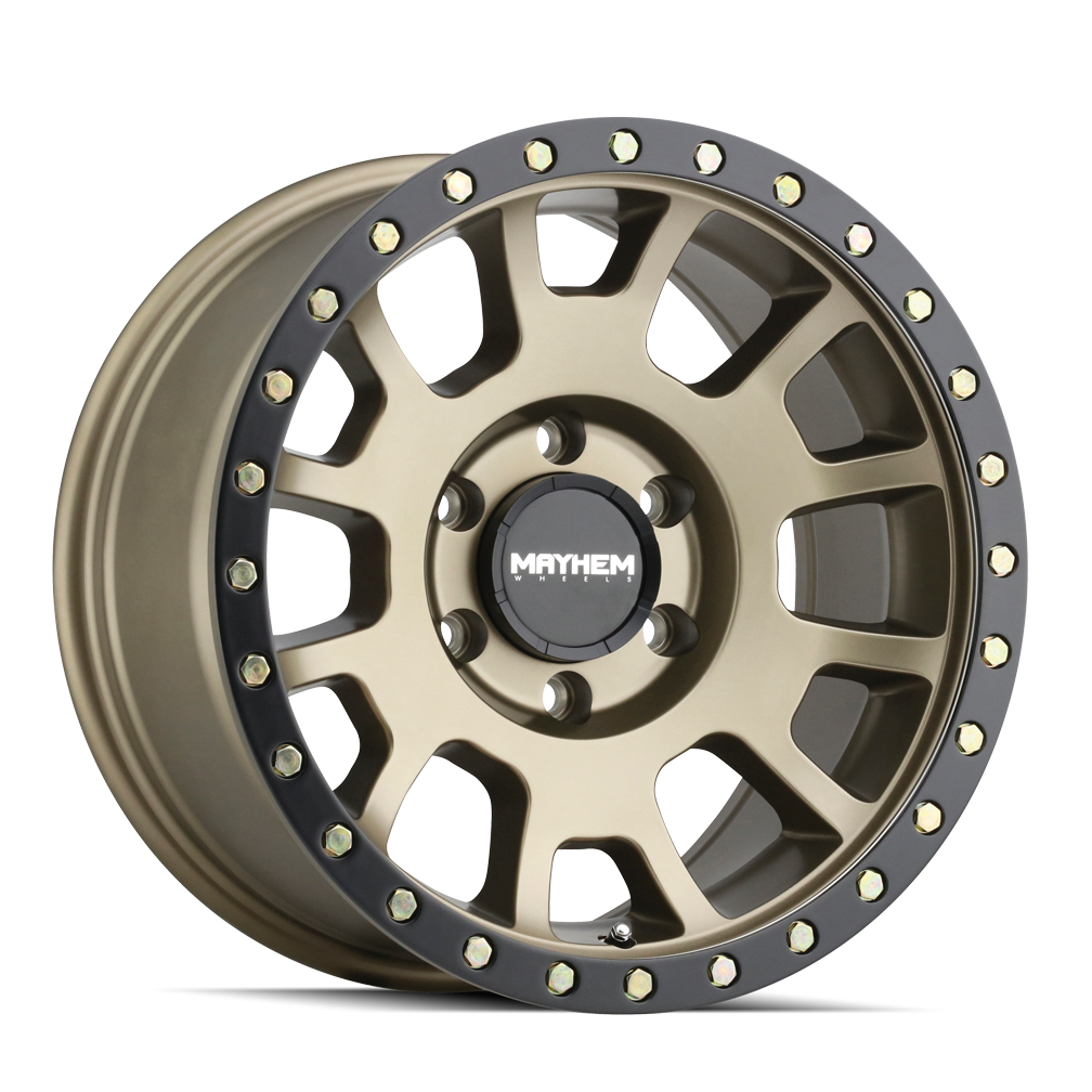 MAYHEM SCOUT - Stunning 20x9 Matte Gold Wheels